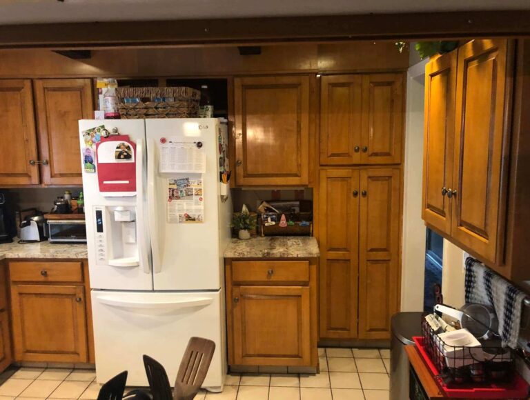 Kcr kitchen renovation in gilbertson featuring modern white cabinets